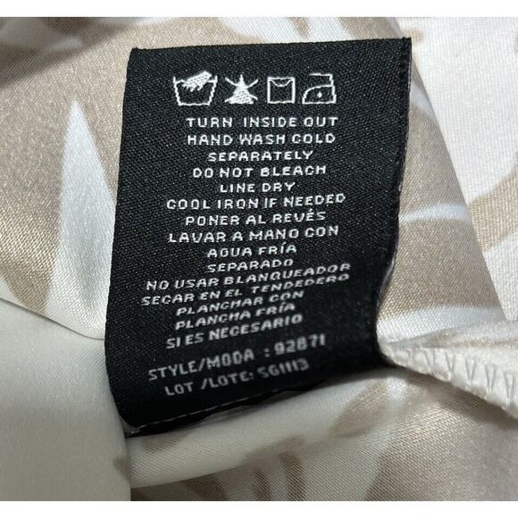 Ronni Nicole white Light Brown floral sleeveless dress size 10 - Picture 5 of 5